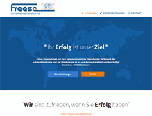 Tablet Screenshot of freese-germany.de